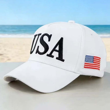 USA Donald Trump Baseball Cap Flag #45-47 Strapback Logo President New