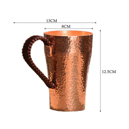 Copper Moscow Mule Cup 400ml for Hot & Cold Coffee Tea Drink Teaware