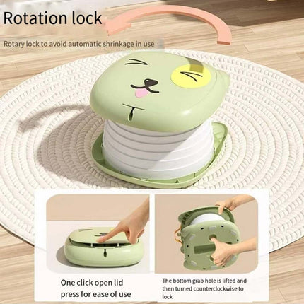 Portable Folding Potty Training Seat for Toddlers - Travel Toilet for Car & Camping