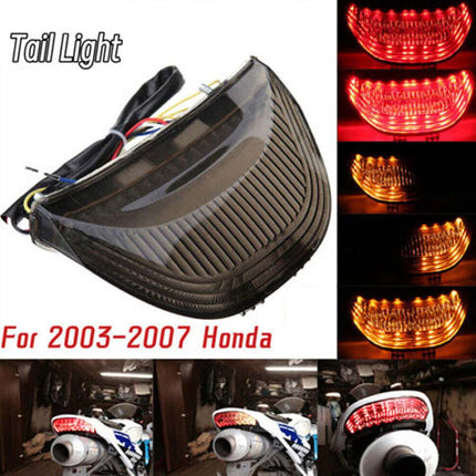 LED Smoke Tail Light For Honda CBR600RR 2003-2006 CBR1000RR 2004-2007