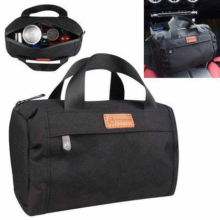 Large Black Smell Proof Pouch, Carbon Lined Odor Proof Stash Bag