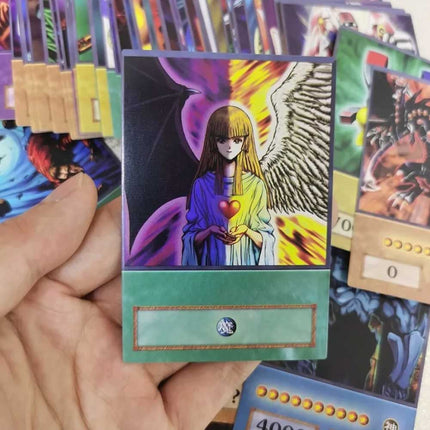 100Pcs YUGI Anime Cards – Blue Eyes, Dark Magician, Exodia, Slifer