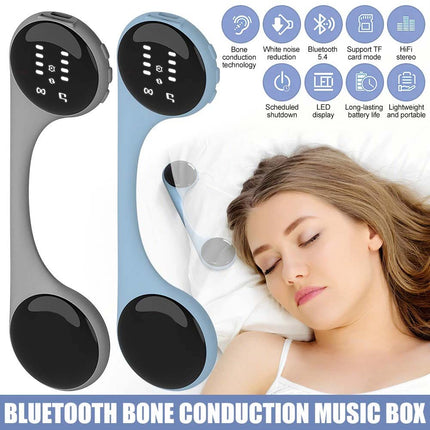 Under Pillow Sleep Speaker Bone Conduction Wireless Rechargeable 5.4
