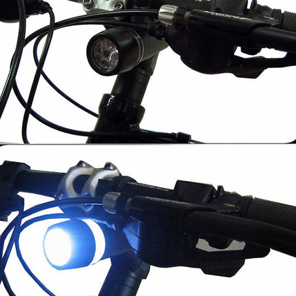 2X Bike Light Set Front Rear 5 LED Bicycle Tail Lights Waterproof