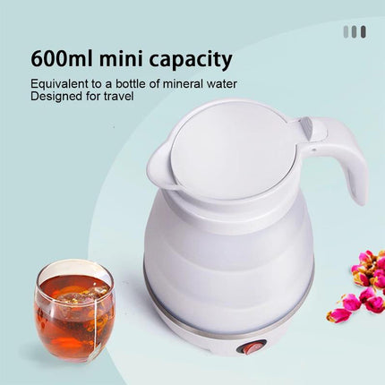 Foldable Electric Kettle 220V Silicone Portable Water Boiler with AU Plug