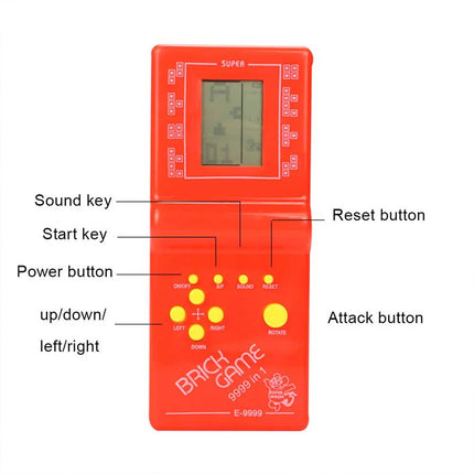 Handheld LCD Electronic Brick Game Classic Console Retro