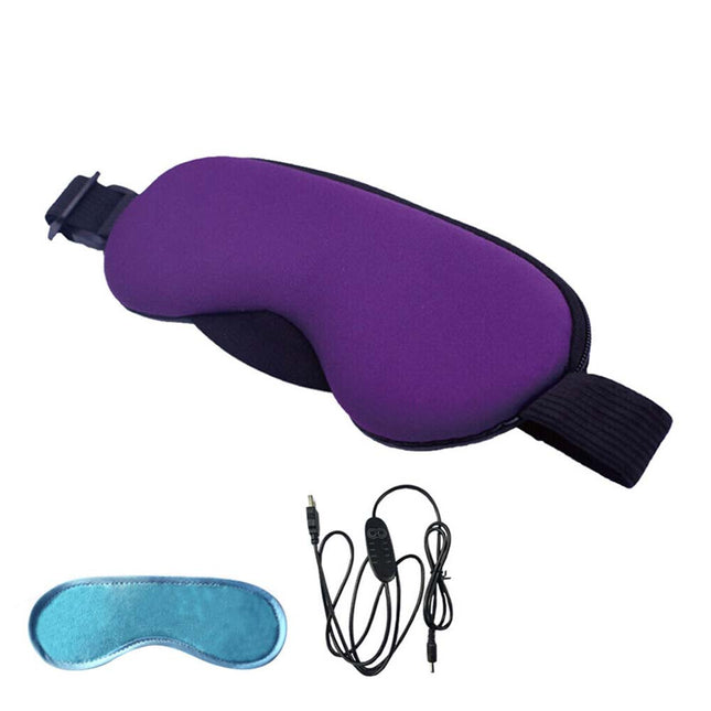 Electric USB Heated Eye Mask Warm Steam Therapy Dry Eye Relief Heating