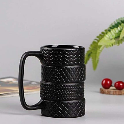 Tyre Tire Mug Large Ceramic 500ml Birthday Christmas Tea Coffee Gift