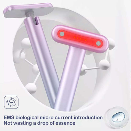 4-in-1 LED Red Light Face & Neck Massager with Skin Care Beauty Therapy