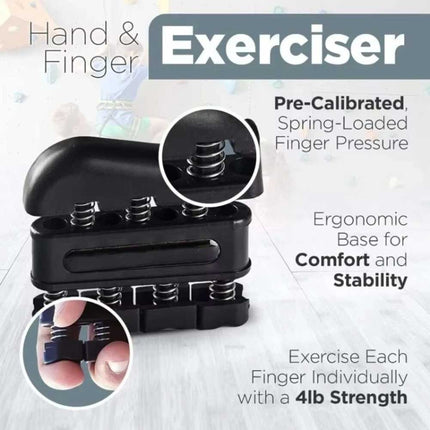4pcs Finger Strengthener 3LB 7LB 11LB 14LB - Forearm & Hand Exerciser