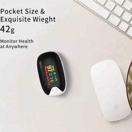 Professional Finger Pulse Oximeter for Blood Oxygen & Heart Rate