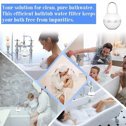 Bath Water Filter Ball 2500 Gallons Softer Healthier Skin Filtration