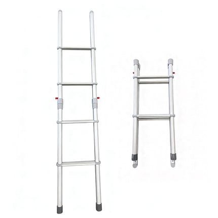 Foldable Aluminium 4-Step Ladder for Caravan RV Bunk – Lightweight Non-Slip