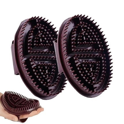 2 Pcs Meridian Pressure Brush Body Massage Brush for Back Legs Arms