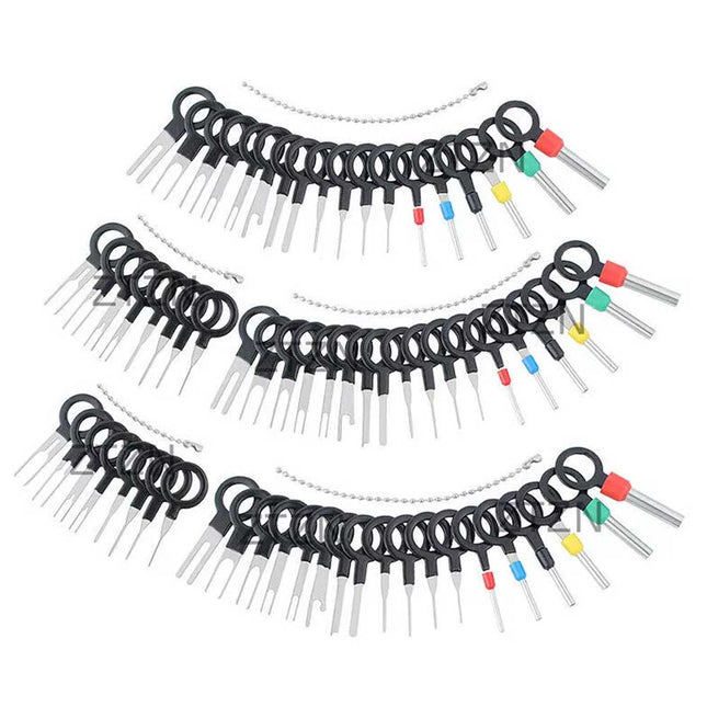 70Pcs Pin Ejector Wire Kit Extractor Auto Terminal Removal Connector Tool