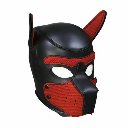 Dog Head Mask Puppy Cosplay Party Role Play Prop Soft Rubber Neoprene Toy