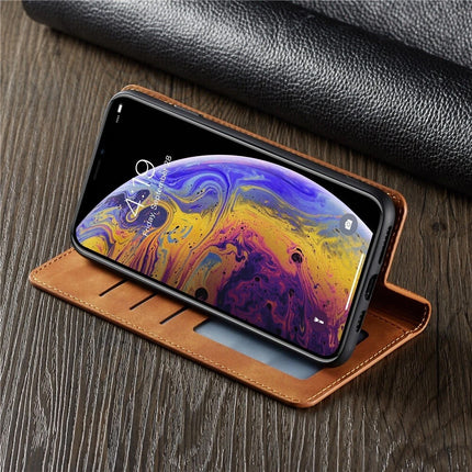 Magnetic Leather Flip Wallet Case Cover for iPhone 17 with Card Slot
