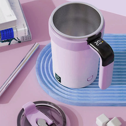 Rechargeable Automatic Stirring Cup, Magnetic Mixer Stainless Steel Coffee Mug