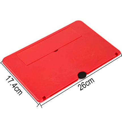 Folding 12 inch Screen Magnifier Stand, 3D Adjustable HD Phone Holder