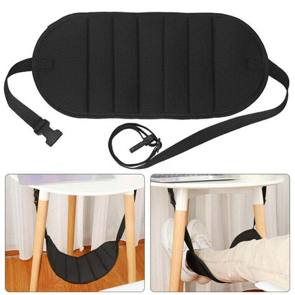 Portable Travel Foot Rest, Airplane Flight Leg Pillow Foam Cushion Sling