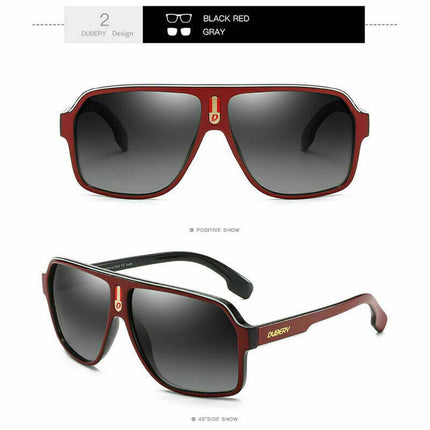 Mens Dubery Polarized Sunglasses UV400 Driving Fishing Eyewear