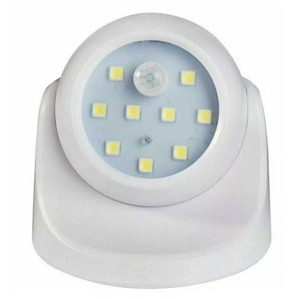 360° Battery LED Motion Sensor Security Light, Indoor/Outdoor Garden New