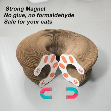 Transformable Kitty Kurlz Cat Toy, Wear-Resistant Ball & Scratch Pad