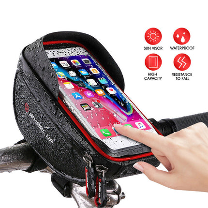 Motorcycle Bike Handlebar Phone Mount Waterproof Case Bicycle Holder