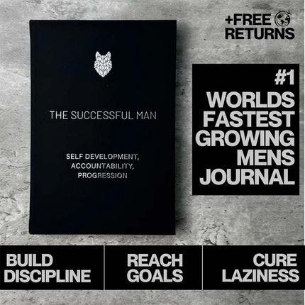 The Successful Man Journal Self Development Accountability Progress Notebook