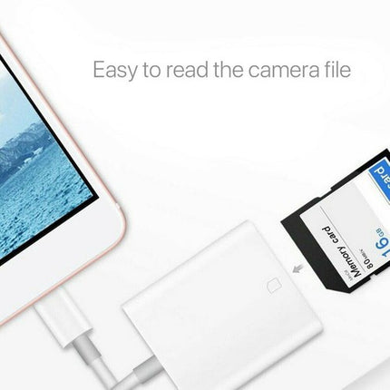 8Pin SD Card Camera Reader for iPhone XR XS Max iPad Pro Mini