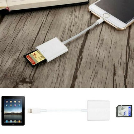 8Pin SD Card Camera Reader for iPhone XR XS Max iPad Pro Mini