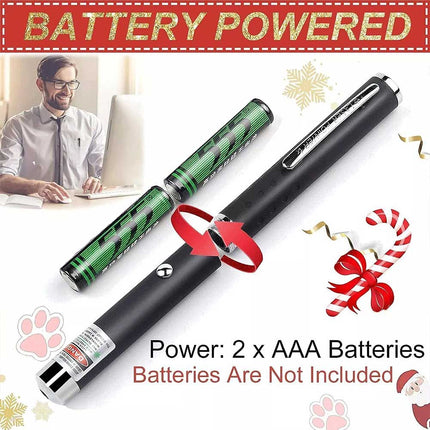 3 Pack Laser Pointer Pen Green Purple Red Light Visible Beam Cat Dog Pet Office