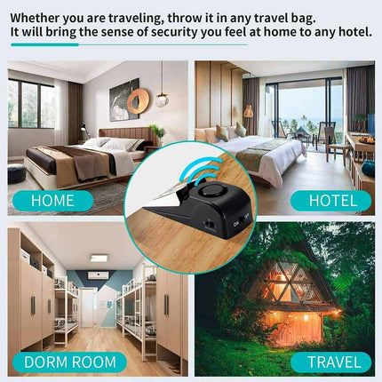 Door Stop Alarm Wedge Security System Intruder Alert Home Detection Device