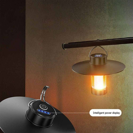 Portable LED Camping Lantern with Stand, USB Powered for Outdoor Hiking