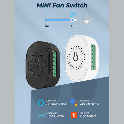 Smart WiFi Ceiling Fan Switch Tuya Wireless APP Remote Controller On Off
