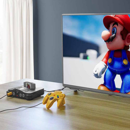N64 to HDMI Converter Adapter for Nintendo 64 Console, AV to HDMI Cable