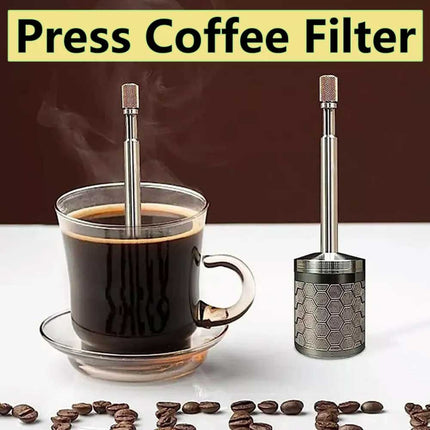 Travel Coffee Maker Portable Final Press Reusable Filter Coffee Brewer