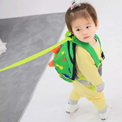 Cartoon Dinosaur Toddler Safety Harness Backpack with Strap for Kids