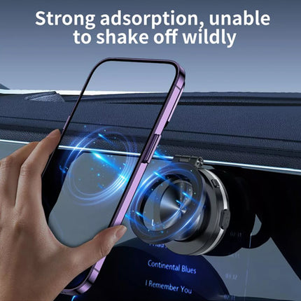 Magnetic Vacuum Car Phone Mount with Strong Suction Cup Holder
