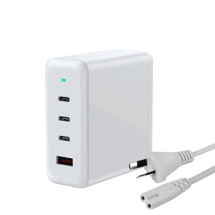 100W GaN Charger 4-Ports Super Fast USB Adapter for AU Plug
