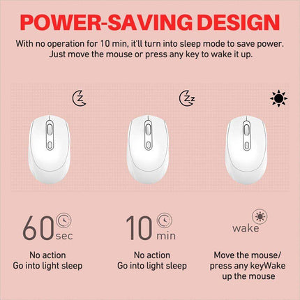 Rechargeable Silent Ergonomic 2.4G Dual Mode Bluetooth Mouse for PC
