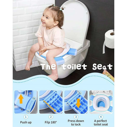 Portable Folding Travel Potty for Toddler Reusable Outdoor Camping