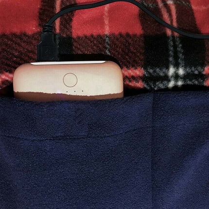 Electric Heated Throw Blanket Warm Washable Fleece Winter Warmer with Timer& Switch