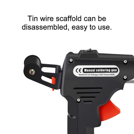 60W Soldering Station Kit 5 Piece Electric Iron Gun Solder Tin Tool Set