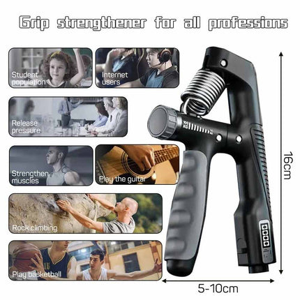 Hand Grip Strengthener Set with Counter for Wrist & Forearm Exercise