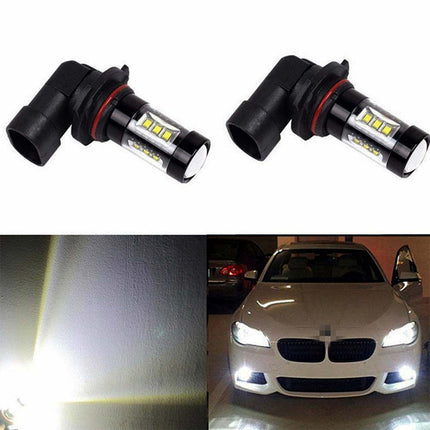 2PCS 9006 HB4 LED Bulbs 6500K White for Car Fog Light Headlight