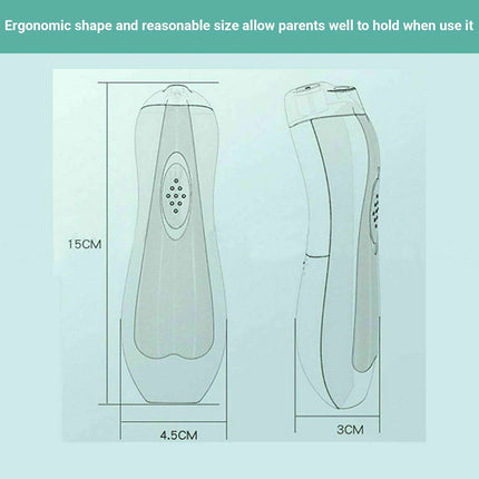 6 in 1 Electric Nail Trimer Infant Newborn Safe Grinder Clipper Tools Set