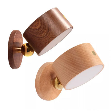 USB Rechargeable Wall Mounted LED Touch Light Dimmable Bedside Desk Lamp