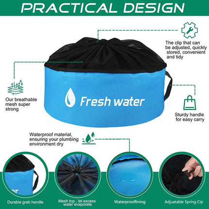 Hose Bag Caravan Camping RV Cable Organizer Water Hose Electrical Cords Storage
