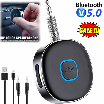 Bluetooth AUX Adapter Wireless Music Receiver for Car Headphone iPod